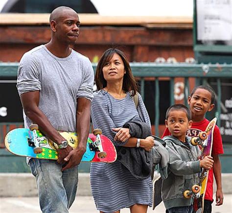 Photo of Dave Chappelle and his wife, Elaine Chappelle.