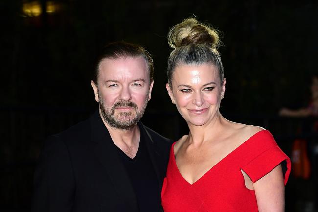 Image of Jane Fallon and Ricky Gervais.