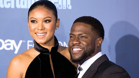 Photo of Kevin Hart and his Wife, Eniko Parrish Hart.