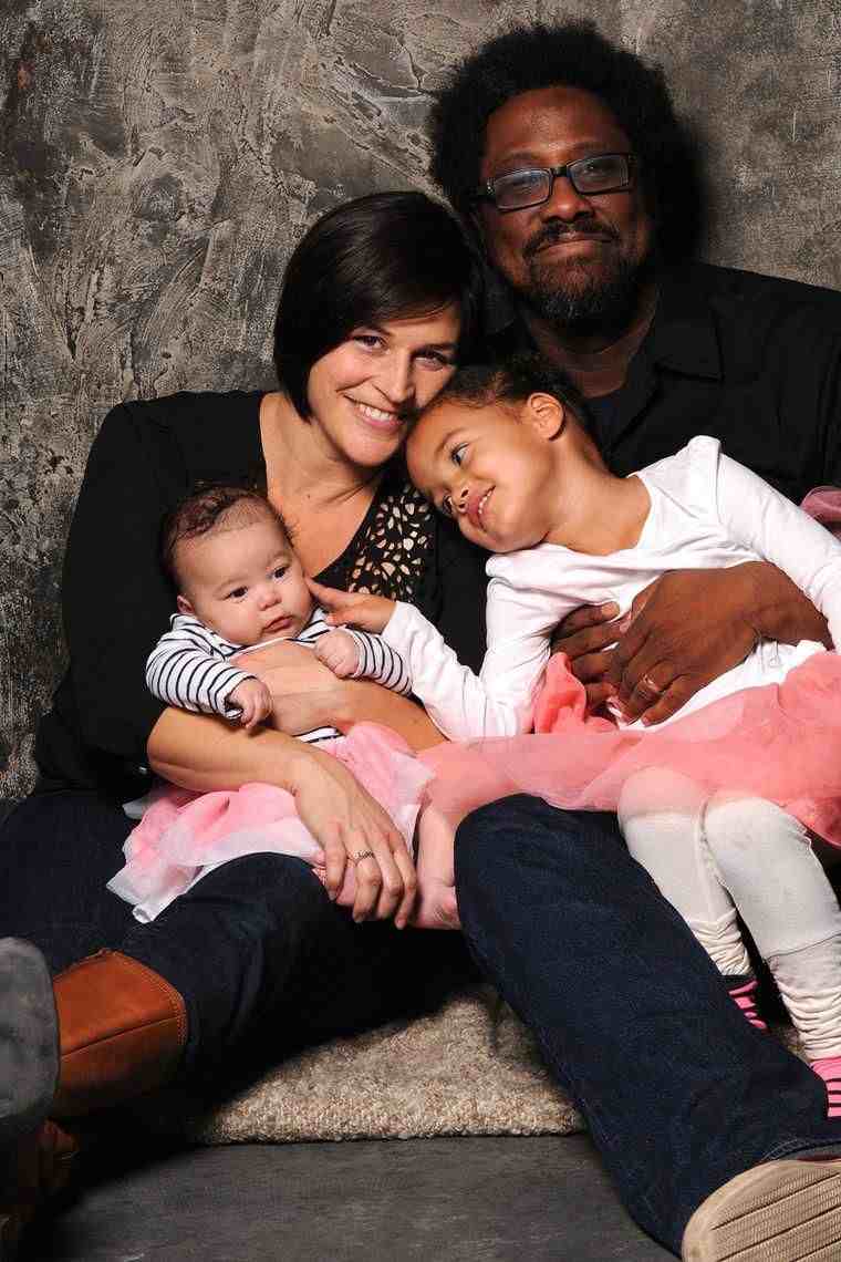 Image of W. Kamau Bell’s Wife, Melissa Hudson Bell and her family